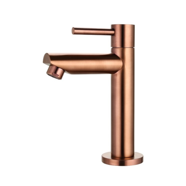 Fonteinkraan opbouw rond rose goud