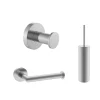 Toilet accessoire set gun metal